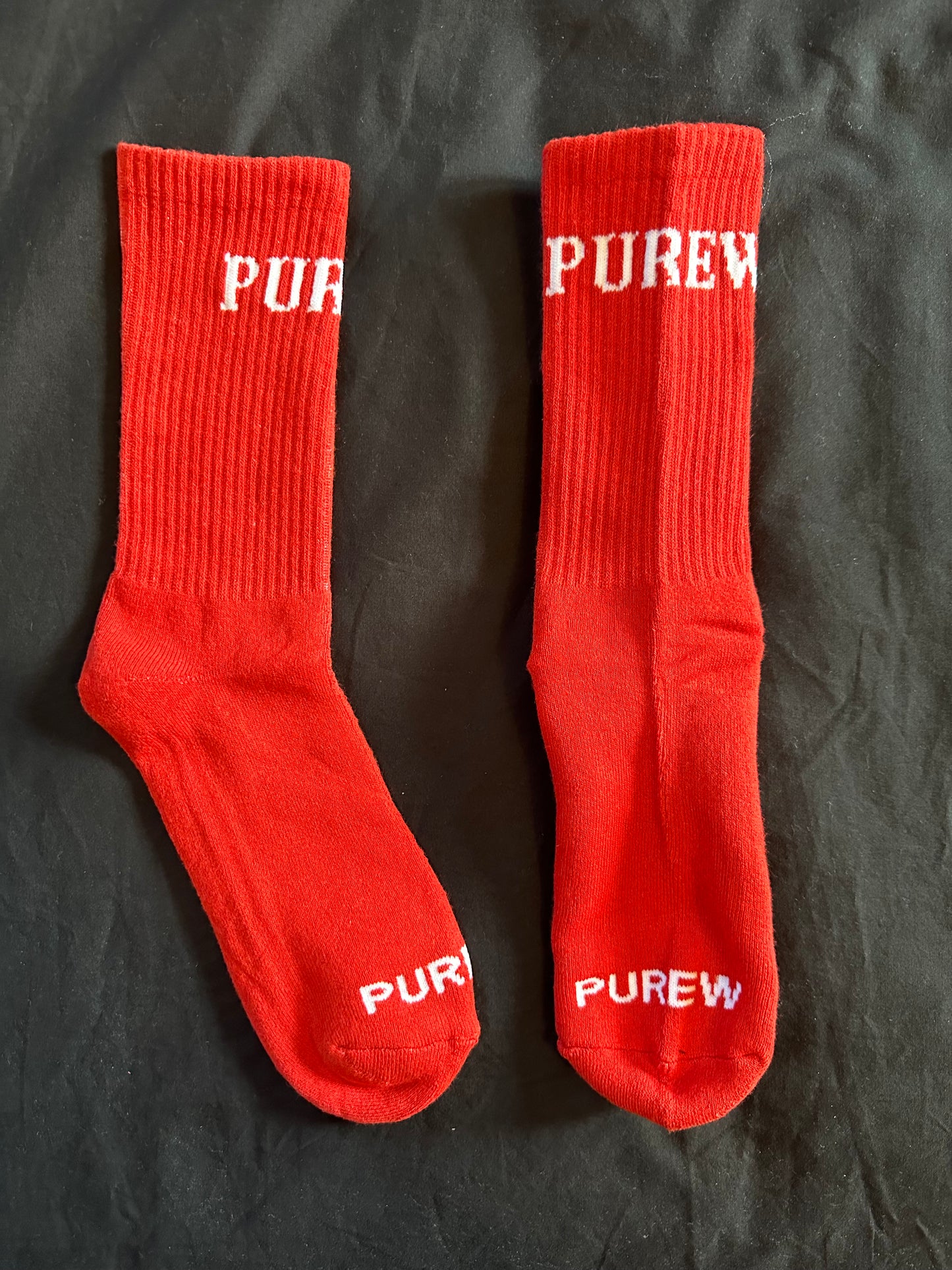 Red Purew Socks