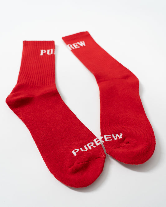 Red Purew Socks