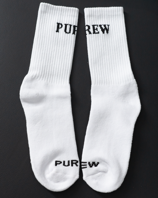 White Purew Socks