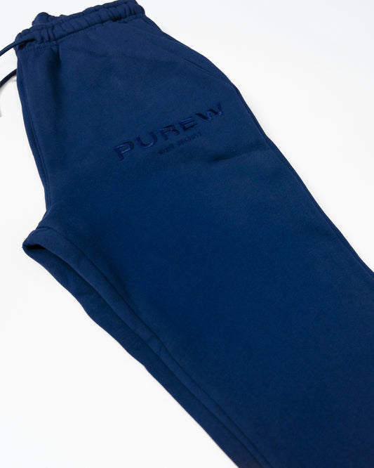 Navy Blue Logo Sweatsuit