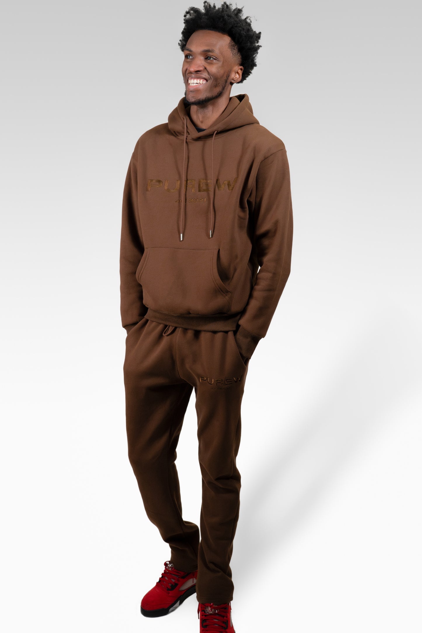 Brown Logo Sweatsuit