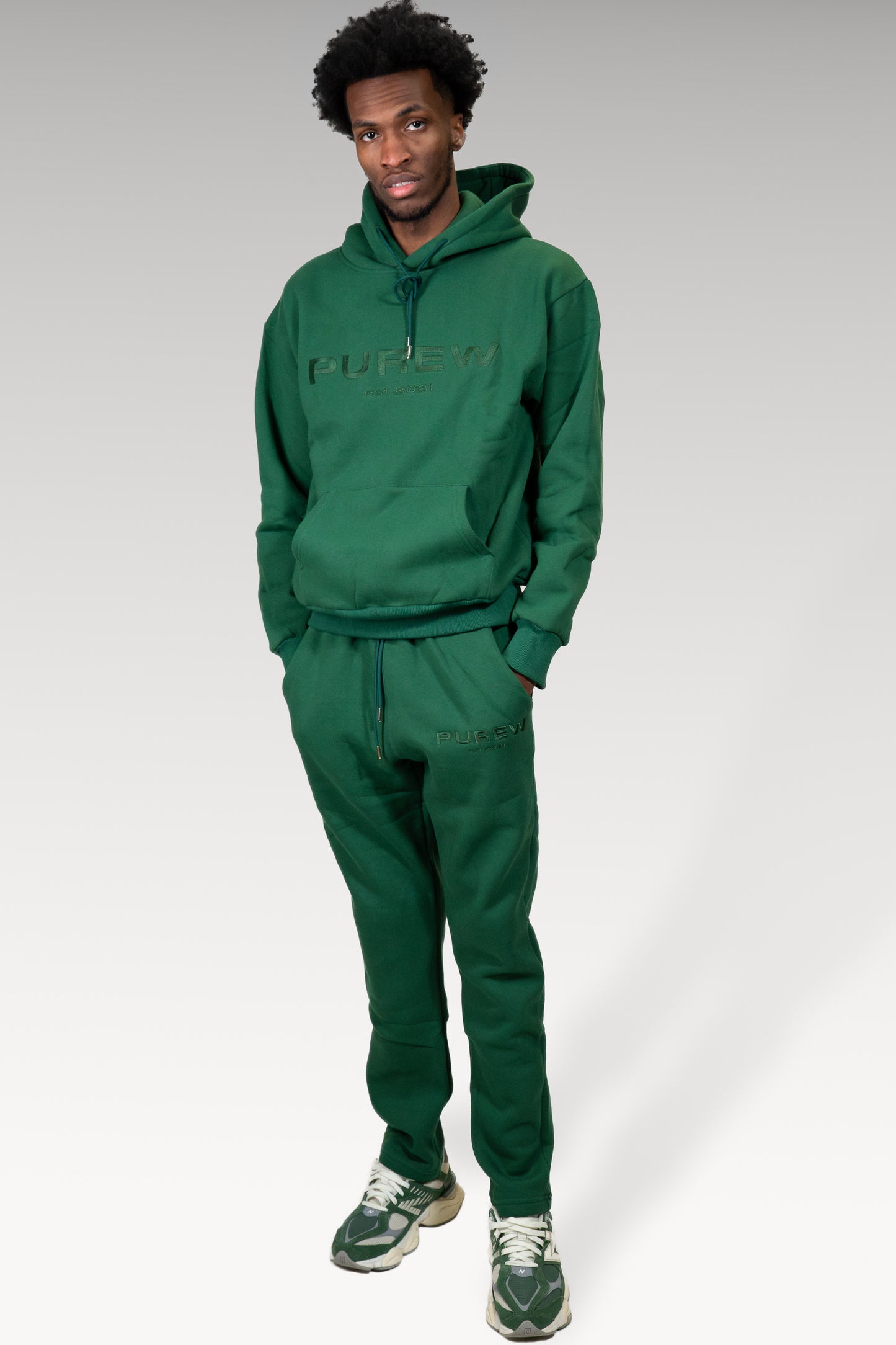 Green Logo Sweatsuit
