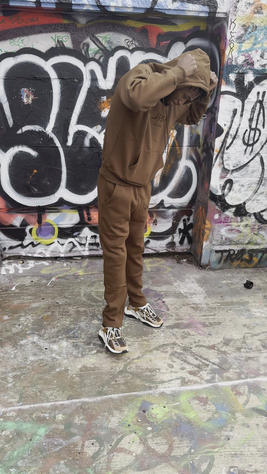 Brown Logo Sweatsuit