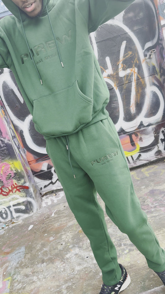 Green Logo Sweatsuit