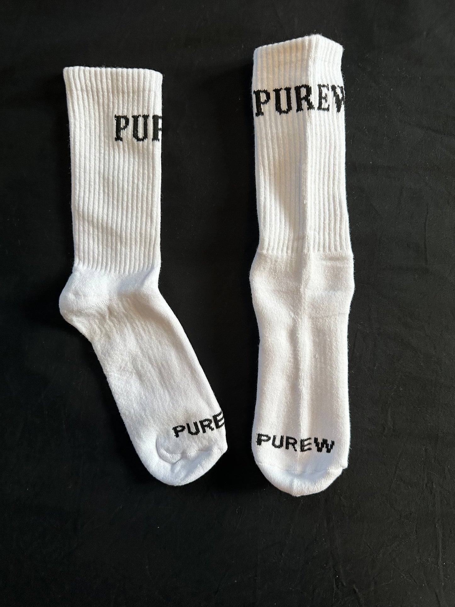 White Purew Socks