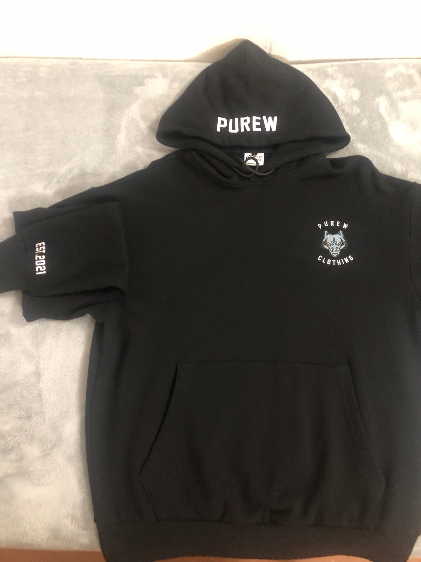 Purew Clothing Cozy Sweat Suit Black