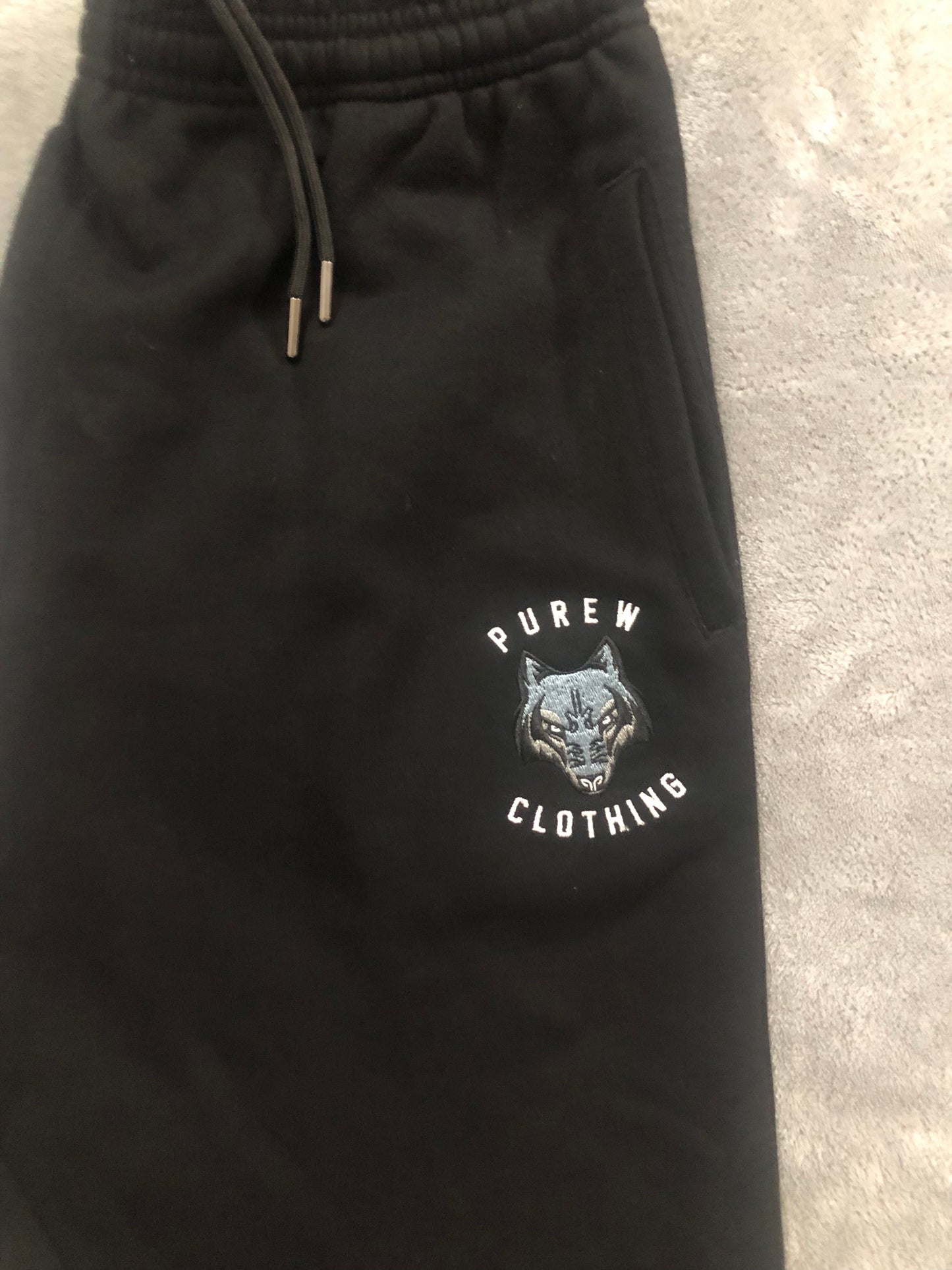 Purew Clothing Cozy Sweat Suit Black